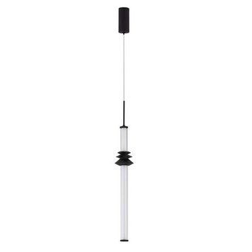 Підвісний світильник Nova luce STALACTITE 1, Black/Clear