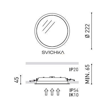 Точечный светильник Arkos Light Fox A2170111W