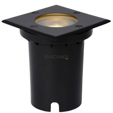 Встраиваемый уличный светильник Lucide BILTIN 1xGU10 IP67 Black