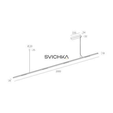 Подвесной светильник Skarlat RHL7788 25W BK 3000K