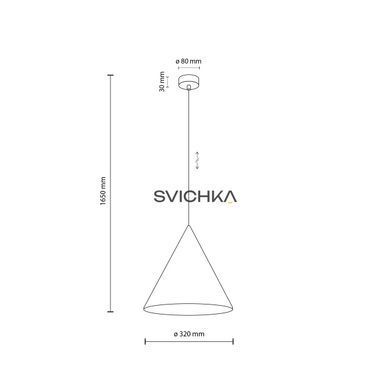 Підвісний світильник TK-Lighting CONO L, White