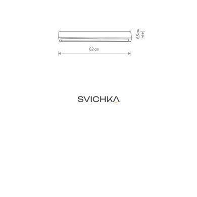 Світильник Nowodvorski STRAIGHT LED GRAPHITE CEILING 60 PL, Графіт, Графіт