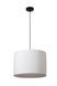 Підвісний світильник Lucide FOLD &Oslash; 40 cm 1xE27 White, WHITE, Білий, Білий