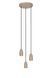 Подвесной светильник Lucide EVORA &Oslash; 25 cm 3xGU10 Taupe, Taupe