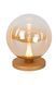 Настольная лампа Lucide GISELA &Oslash; 16 cm LED Dim. 1x5W 2700K Amber, Amber, Черный, Янтарный, Янтарный