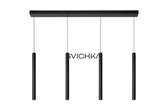 Підвісний світильник Lucide LORENZ LED Dim. 4x4W 3000K Black, BLACK