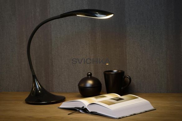 Настільна лампа Lucide EMIL LED Dim. 1x4,5W 3000K Black, BLACK, Чорний, Чорний
