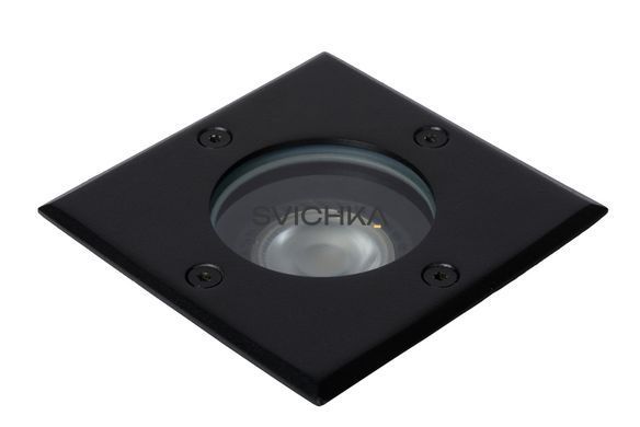 Встраиваемый уличный светильник Lucide BILTIN 1xGU10 IP67 Black