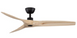 Стельовий вентилятор Nova Luce ARCADIA, Black/Wood