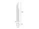 Декоративний світильник Artemide Reeds IP67, Anthracite/White
