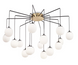 Люстра Ideal Lux Rhapsody 236964 sp16, Brass/White