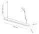 Подвесной светильник Barvanor STICK 1200 мм, 3000K, White