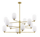 Люстра Nova luce 9009244 BALOR 12, Brass