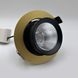 Встроенный светильник Skarlat RSL74251 15W GD+BK 4000K, Чорний/золотий