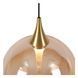 Підвісний світильник Lucide GISELA &Oslash; 36 cm LED Dim. 3x4,3W 2700K Amber, Amber, Бурштинний, Бурштинний