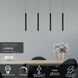 Підвісний світильник Lucide LORENZ LED Dim. 4x4W 3000K Black, BLACK