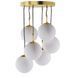 Люстра Pikart FJ6, 80см, Gold/White