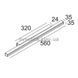 Настенный светильник Delta Light FEMTOLINE TP WALL 270 75 060 W