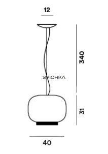 Подвесной светильник Foscarini Chouchin Reverse 1