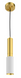 Підвісний світильник Pikart Tubes, White/Brass