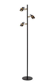 Торшер Lucide TUNDRAN 3xGU10 Black, BLACK