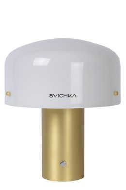 Настільна лампа Lucide TIMON 1xE27 Matt Gold / Brass, Matt Gold / Brass