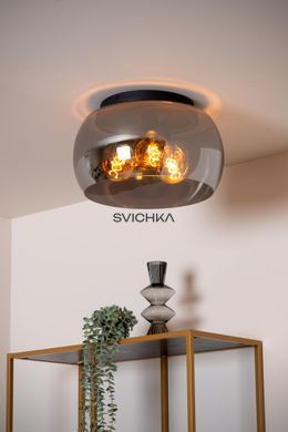 Потолочный светильник Lucide OLIVIA &Oslash; 40 cm 3xE27 Smoke Grey