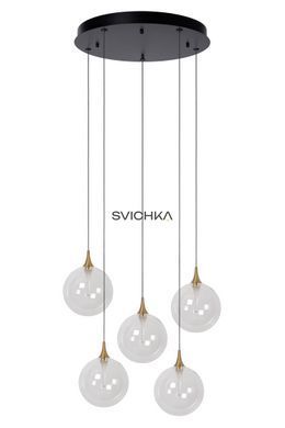 Подвесной светильник Lucide GISELA &Oslash; 48 cm LED Dim. 5x3,8W 2700K Transparant