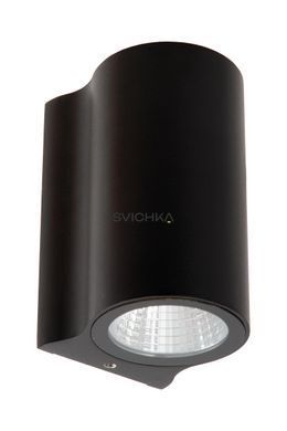 Настінний світильник для дому/вулиці Lucide AKRA LED 1x6W 2700K IP54 Black, BLACK, Чорний