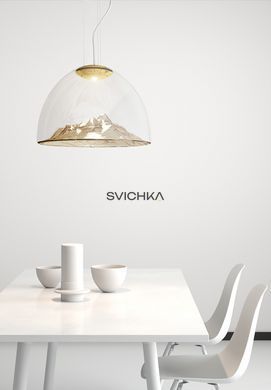 Підвісний світильник Axo Light MOUNTAIN VIEW SPMOUNTA, Прозорий, Золотий, Прозорий