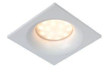 Вбудовуваний світильник для ванної Lucide ZIVA 1xGU10 IP44 White, WHITE