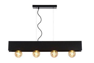Підвісний світильник Lucide SURTUS 4xE27 Black, BLACK, Чорний, Чорний