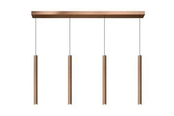 Підвісний світильник Lucide LORENZ LED Dim. 4x4W 3000K Rust Brown, Rust Brown