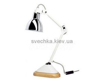 Настільна лампа Lampe Gras 207-Wh-Ch-Round, Білий, Білий