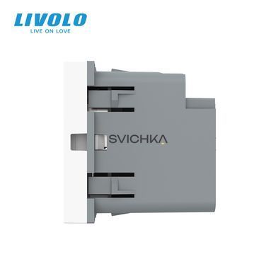 Механизм розетка USB-A и USB-C с Power Delivery 36W Livolo