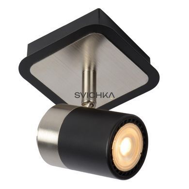 Стельовий точковий світильник Lucide LENNERT LED Dim. GU10 1x5W 3000K Black, BLACK