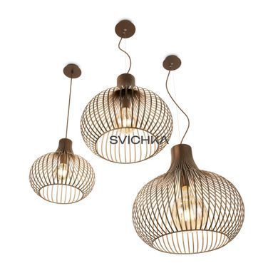 Підвіс (люстра) Ideal Lux ONION SP1 D48, Коричневий, Коричневий, Коричневий, Коричневий