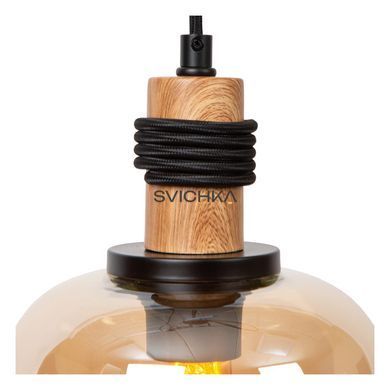 Підвісний світильник Lucide ILONA 3xE27 Amber, Amber