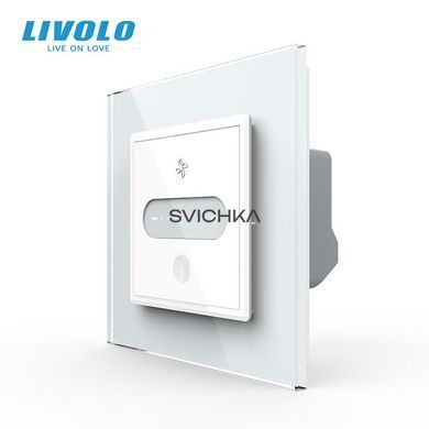 Розумний сенсорний прохідний/перехресний димер EC Livolo білий (VL-C7FC1SDZ2-2WP)