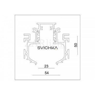 Шина магнітна ZARlight 033392B GALAXY-TRIMLESS 23A, Чорний, Чорний, Чорний