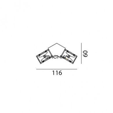 Соединитель электрический угловой накладной, IN_LINE CORNER 120