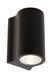 Настінний світильник для дому/вулиці Lucide AKRA LED 1x6W 2700K IP54 Black, BLACK, Чорний