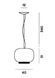Подвесной светильник Foscarini Chouchin Reverse 1, Orange