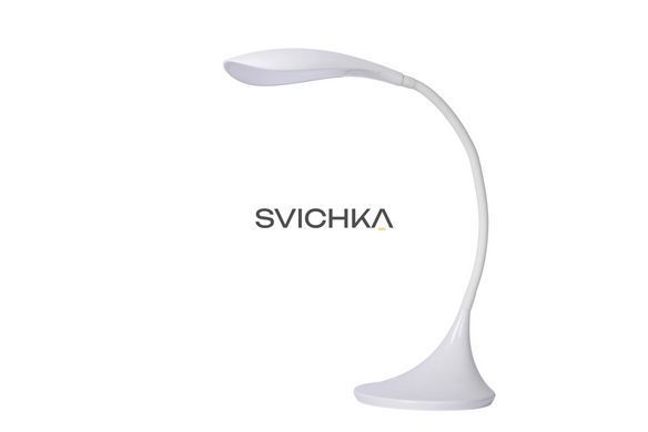 Настільна лампа Lucide EMIL LED Dim. 1x4,5W 3000K White, WHITE, Білий, Білий