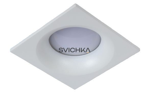 Встраиваемый светильник для ванной Lucide ZIVA 1xGU10 IP44 White