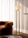Торшер лампа Nordlux Shapes Brass, Brass, Латунь, Скло