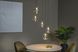 Подвесной светильник Lucide GISELA &Oslash; 48 cm LED Dim. 5x3,8W 2700K Transparant, Transparant, Прозрачный, Прозрачный