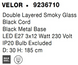 Подвесной светильник Nova luce 9236710 VELOR, Smoky
