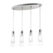 Ideal Lux KUKY SP4 Прозрачный 023038
