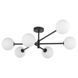Стельовий світильник TK Lighting Sarius 6 Black